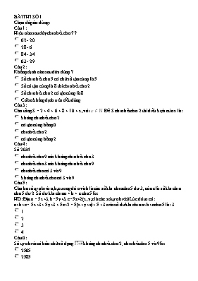 Ôn tập thi violympic lớp 6